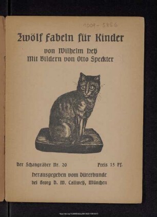 Zwölf Fabeln für Kinder