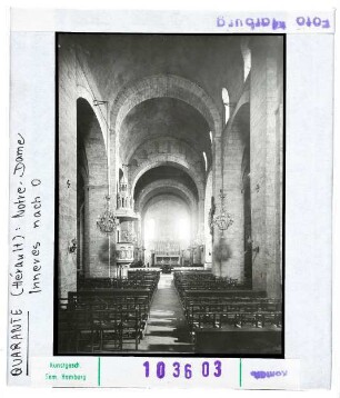 Quarante: Notre-Dame, Inneres nach Osten