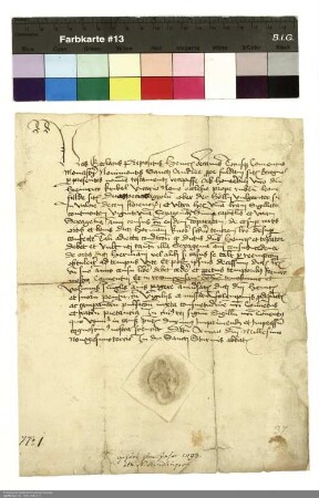 Gerlach, Propst von Neuenberg, Dechant Heinrich und der Konvent von Neuenberg bekunden den Erhalt von Land