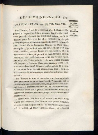 Ilintchépan ou Ning-tsong