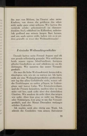 Friesische Weihnachtsgeschichte