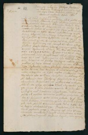Testimonium der theol. Fakultät für Mag. Joachim Everhardus aus Reibnitz.