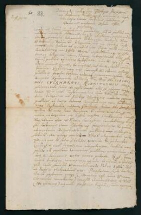 Testimonium der theol. Fakultät für Mag. Joachim Everhardus aus Reibnitz.