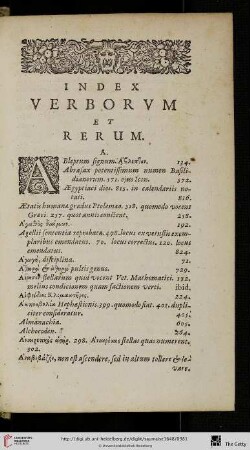 Index verborvm et rervm