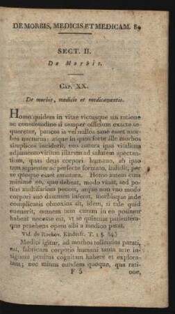 Sect. II. De Morbis.