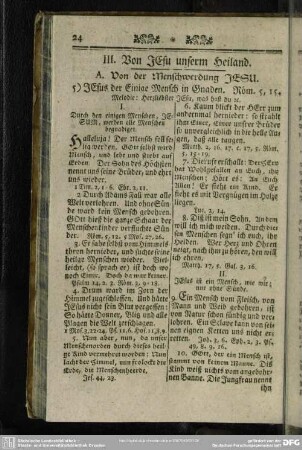 III. Von Jesu unserm Heiland