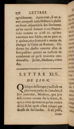 276-310, Lettre XLV. - Lettre XLVI.