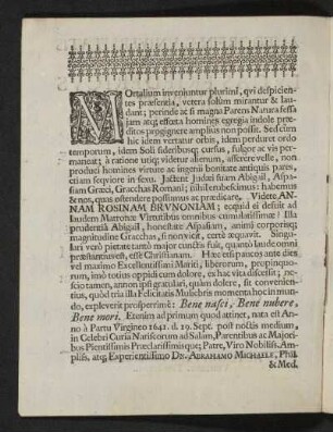 Mortalium inveniuntur plurimi ...