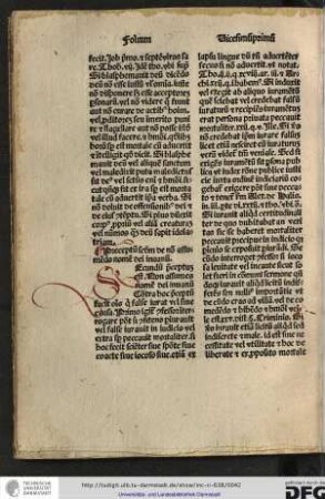 Preceptum secundum de non assumendo nomen dei invanum.