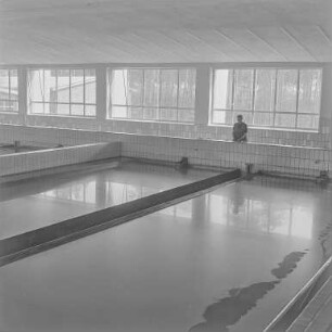 Filterbecken Wasserwerk : Sdier. Wasserwerk. Filterbecken