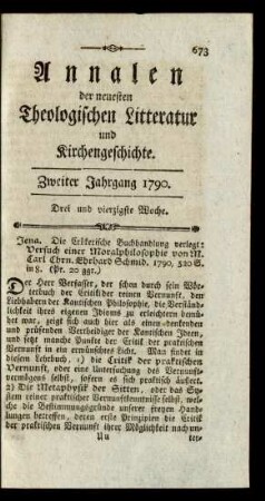 Drei und vierzigste Woche