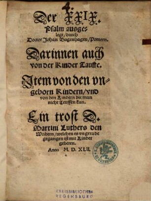 Der XXIX. Psalm