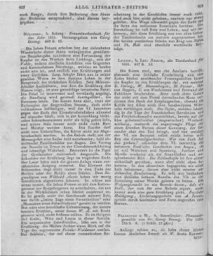 Frauentaschenbuch. Für das Jahr 1831. Hrsg. v. G. Döring. Nürnberg: Schrag [1830]