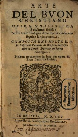 Arte del buon Christiano