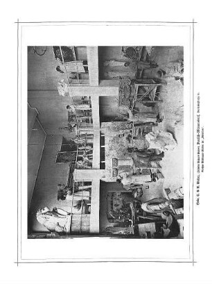 Gebr. C. & R. Bieber, (Inhaber Richard Bieber), Deutsch-Wilmersdorf, Durlacherstraße 14. Großes Bildhauer-Atelier im "Biberbau"