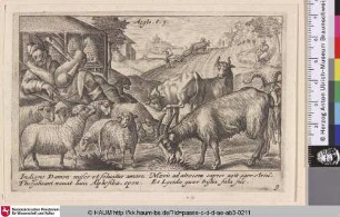 [Damon mit Dudelsack; Herdsman Damon with backpipe; Damon etc.]