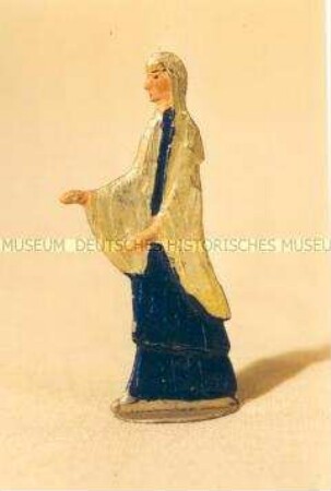 Zinnfiguren Festumzug "Tag der Deutschen Kunst": Frauen blau (Nacht)