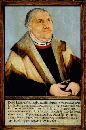 Martin Luther im Pelzumhang