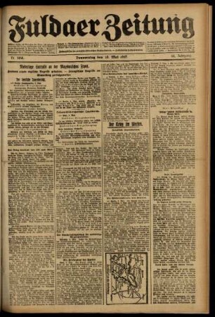Ausgabe vom Donnerstag, den 10. Mai 1917.