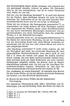 b) Aus der allgemeinen Überzeugung