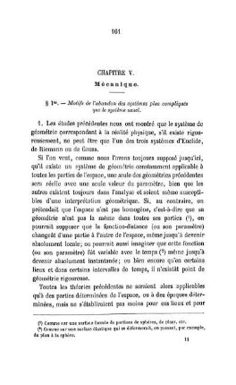 Chapitre V. Mécanique.