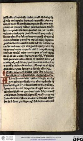 Aliter ammonendi qui sacre legis verba non recte intelligunt, sed hec humiliter non loquuntur. Capitulum 25.