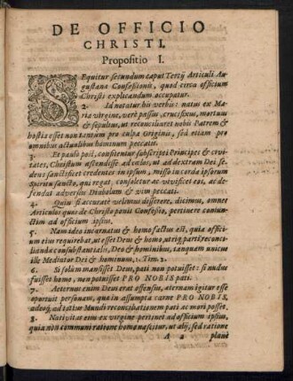 De Officio Christi.