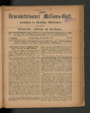 16. Dezember 1916. Nr. 12.