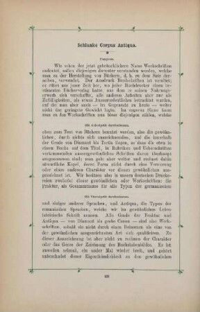 Schlanke Corpus Antiqua