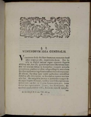 §. I. Venenorum Idea Generalis.