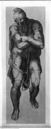 Männliche Figur aus der Petrusmarter in der Cappella Paolina