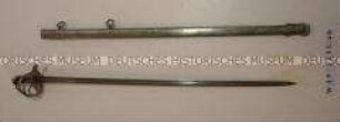 Säbel (Modell 1882, mit Scheide) für Offiziere, Linieninfanterie, Frankreich
