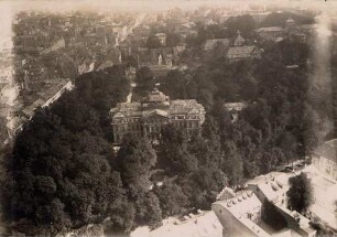 Luftbildaufnahmen von Karlsruhe. Innenstadt - Ehemaliges Erbgroßherzogliches Palais