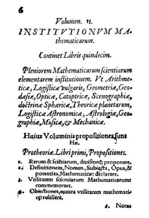 Volumen. II. Institvtionvm Mathematicarum.