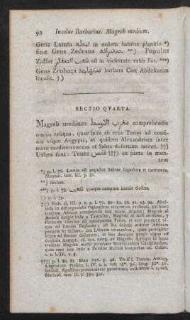 Sectio Quarta.