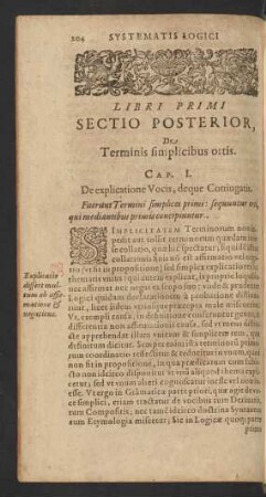 Sectio Posterior, De Terminis simplicibus ortis.