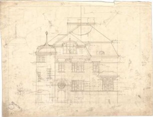 Pfann, Paul; München, Möhlstr.; Wohnhaus O. Bischoff - Ansicht