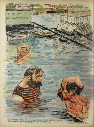 - Connaissez-vous la mer, monsieur Florentin? Non! Eh bien, c'est tout à fait ça, sauf le bateau-mouche et la trompe du tramway.