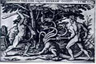 Herkules tötet die Lernaische Hydra - aus der Folge "Die Taten des Herkules"