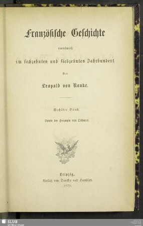 6: Briefe der Herzogin von Orleans
