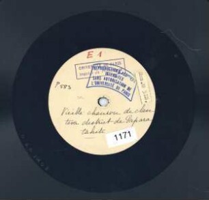 Titel A: alter Gesang Titel B: religiöse Hymne, Liebeslied