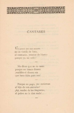Cantares