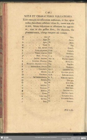 Notae Et Characteres Vulgatiores