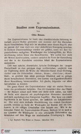 Studien zum Expressionismus