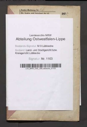 Erblasser: Pott gt. Wellpott, Heinrich Wilhelm: