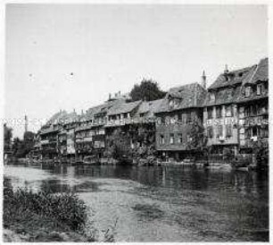 Bamberg, Partie an der Regnitz (Fischerhäuser)
