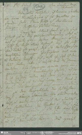 Eigenh. Brief von Friedrich von Schlegel an August Wilhelm von Schlegel, o.O., 04.11.1793