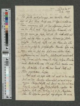 Brief an Charles de Villers