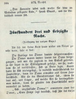 Fünfhundert drei und siebzigste Nacht
