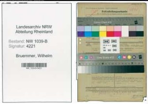 Entnazifizierung Wilhelm Bruemmer , geb. 00.00.0000 (Polizist)
